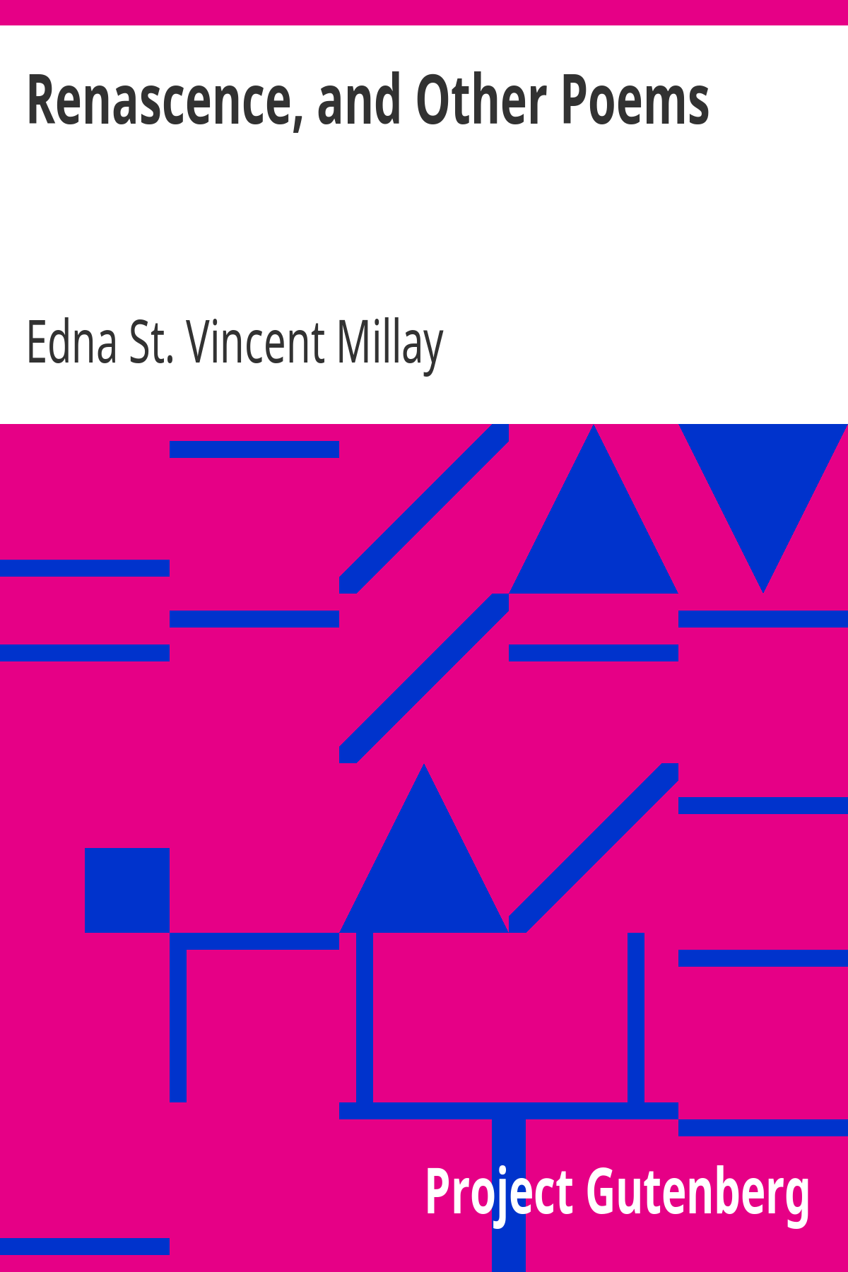 Book cover for Renascence, and Other Poems