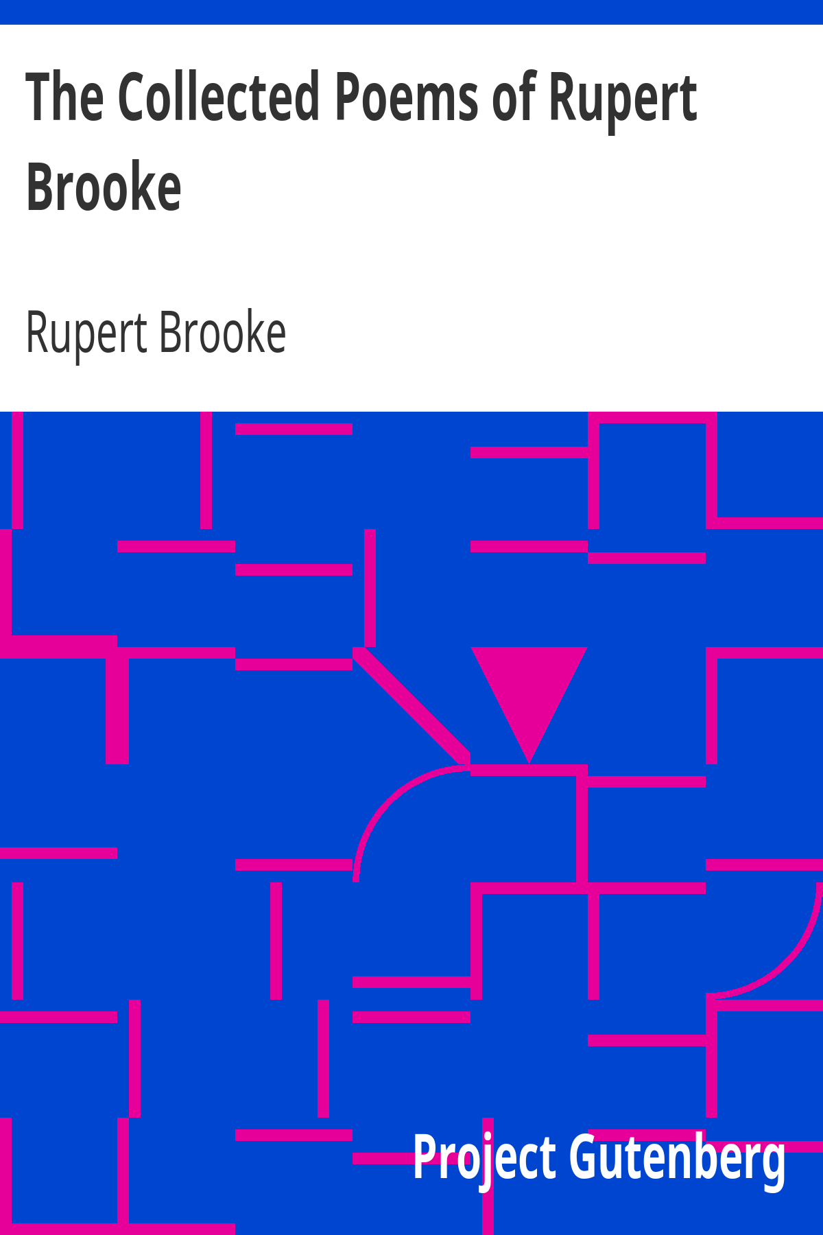 Book cover for The Collected Poems of Rupert Brooke