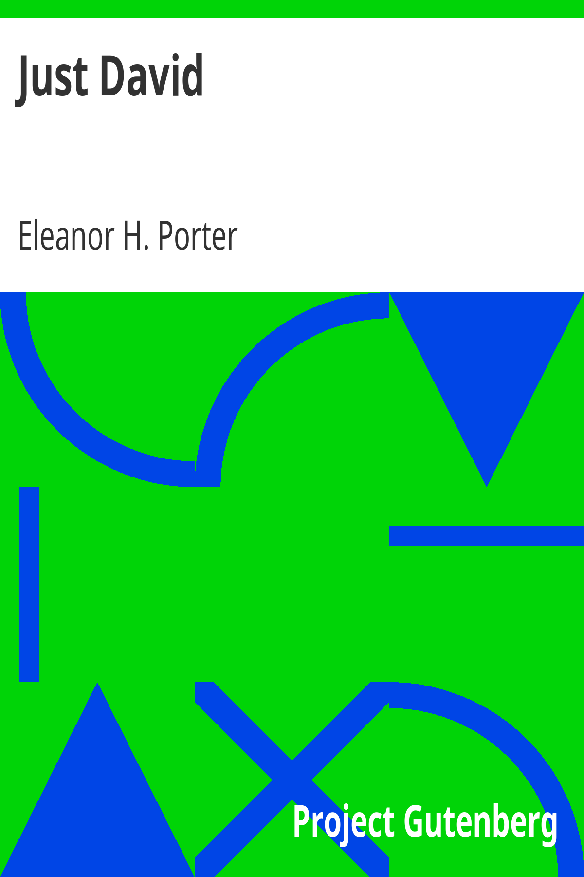 Book cover for Just David
