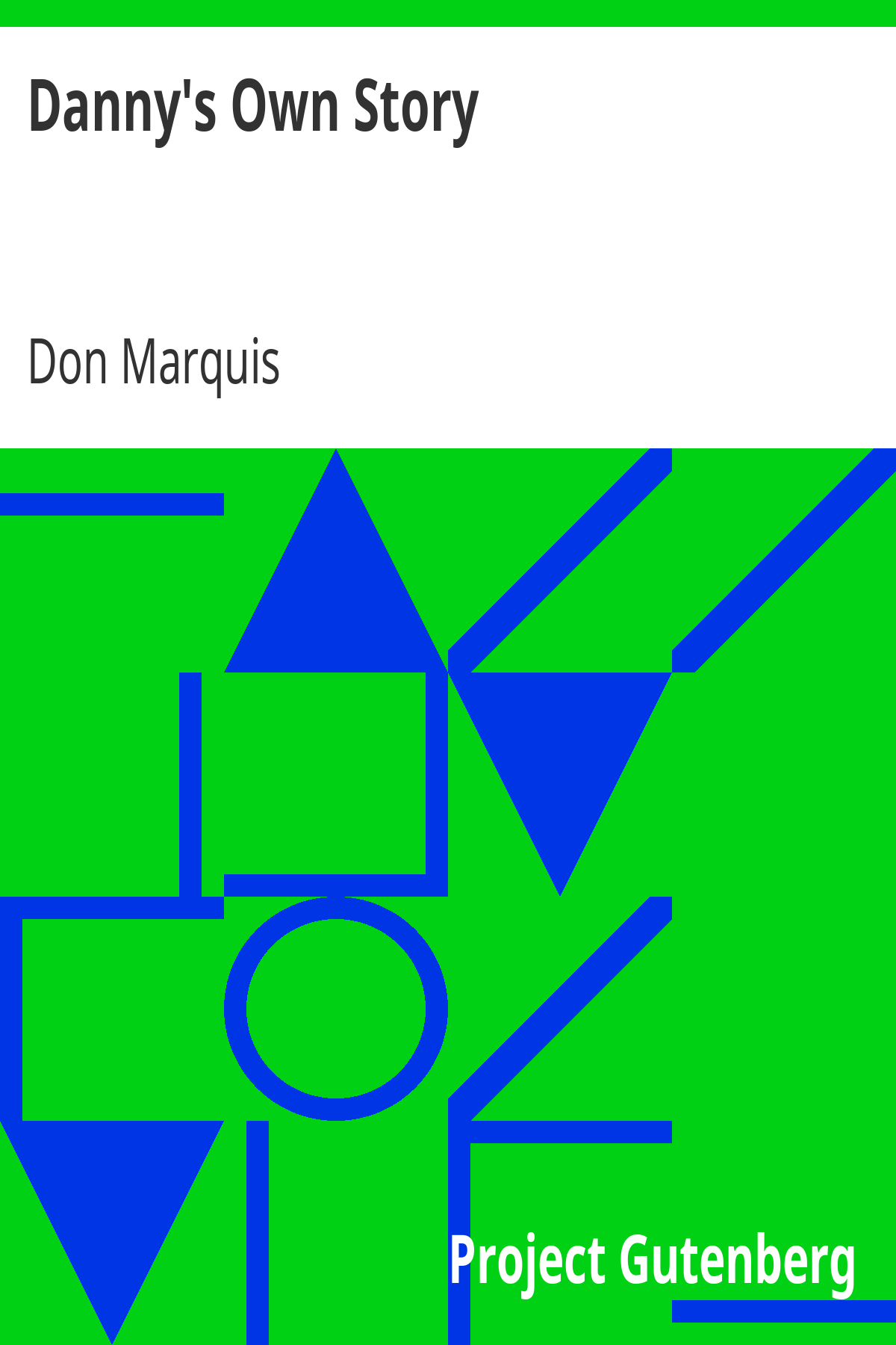 Book cover for Danny's Own Story