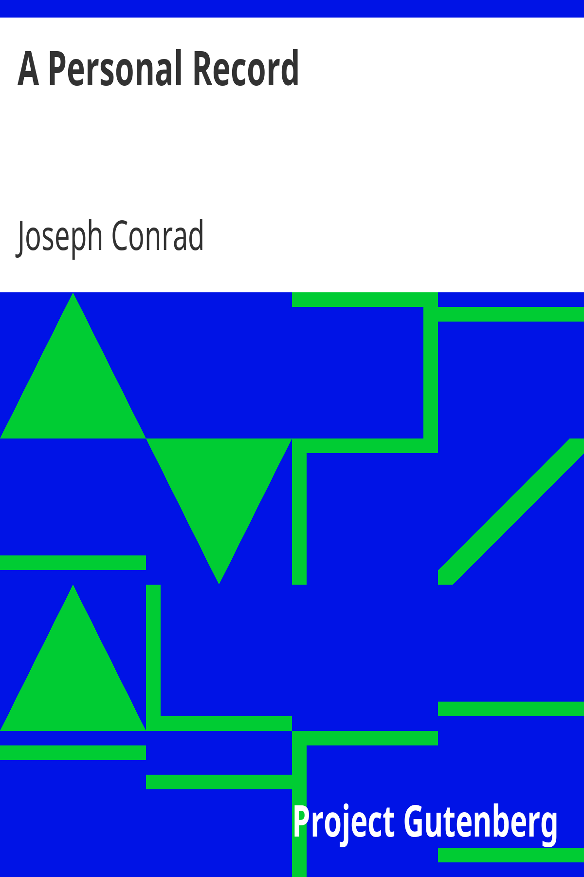 Book cover for A Personal Record