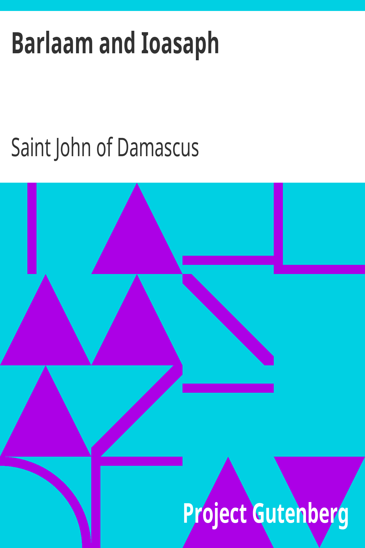 Book cover for Barlaam and Ioasaph