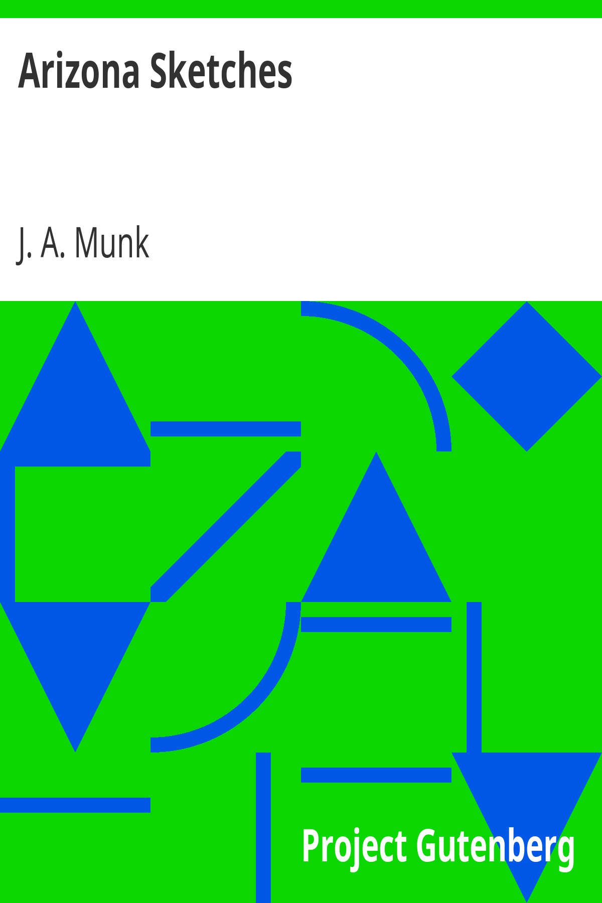 Book cover for Arizona Sketches