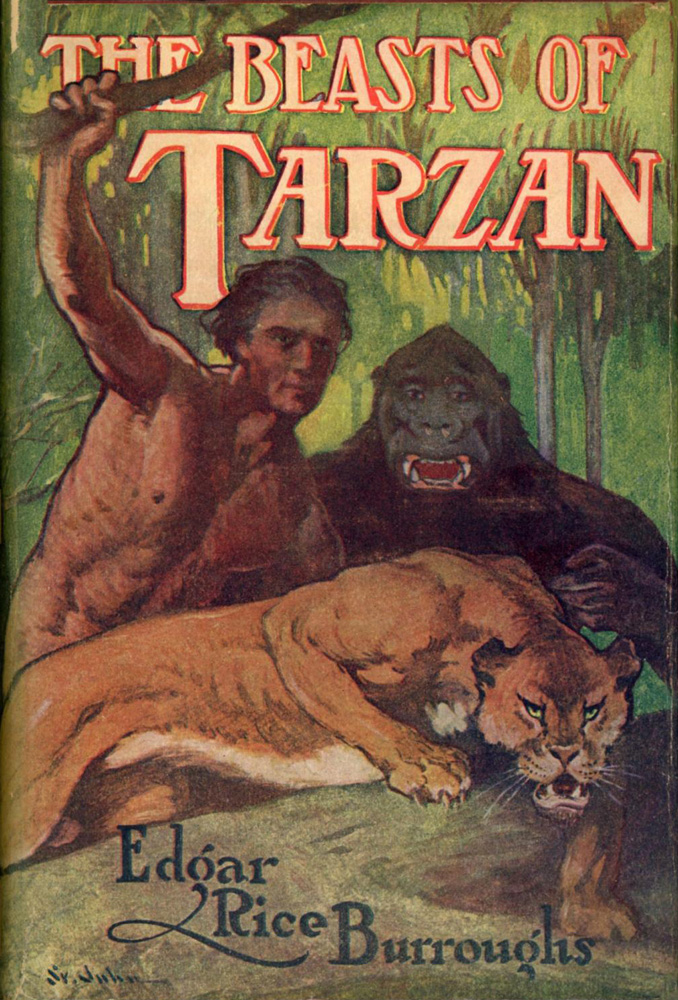 Book cover for The Beasts of Tarzan