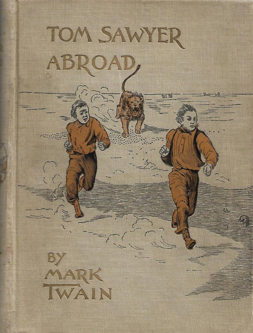 Book cover for Tom Sawyer Abroad