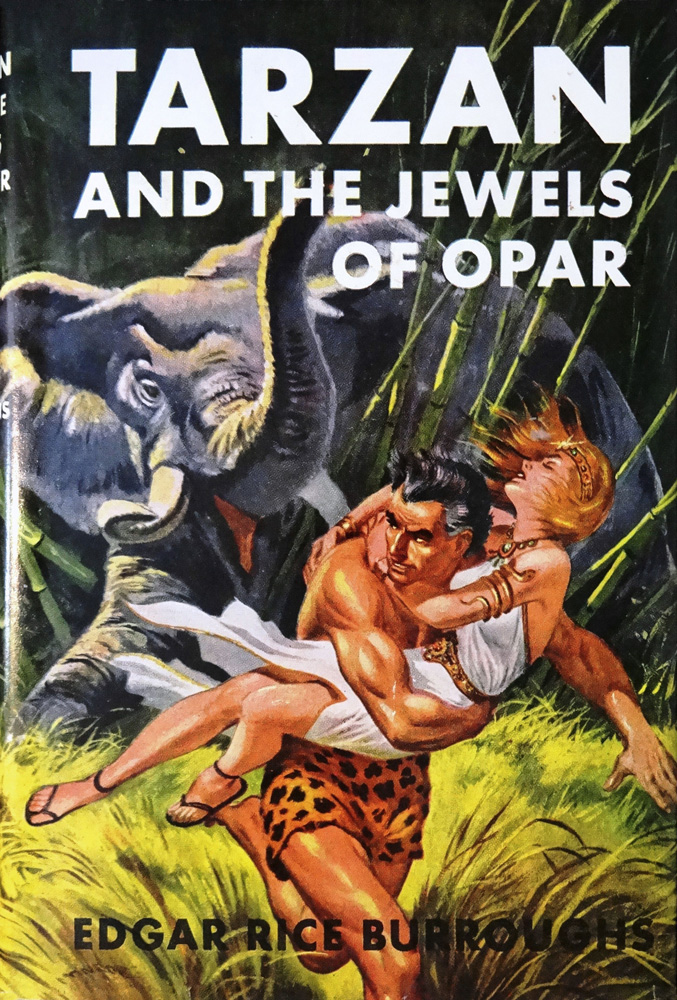 Book cover for Tarzan and the Jewels of Opar