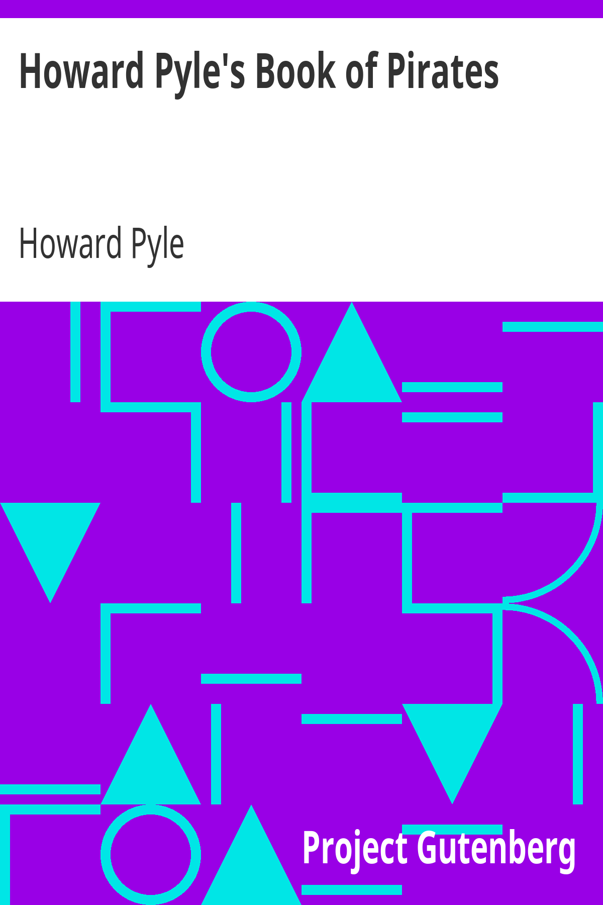 Book cover for Howard Pyle's Book of Pirates