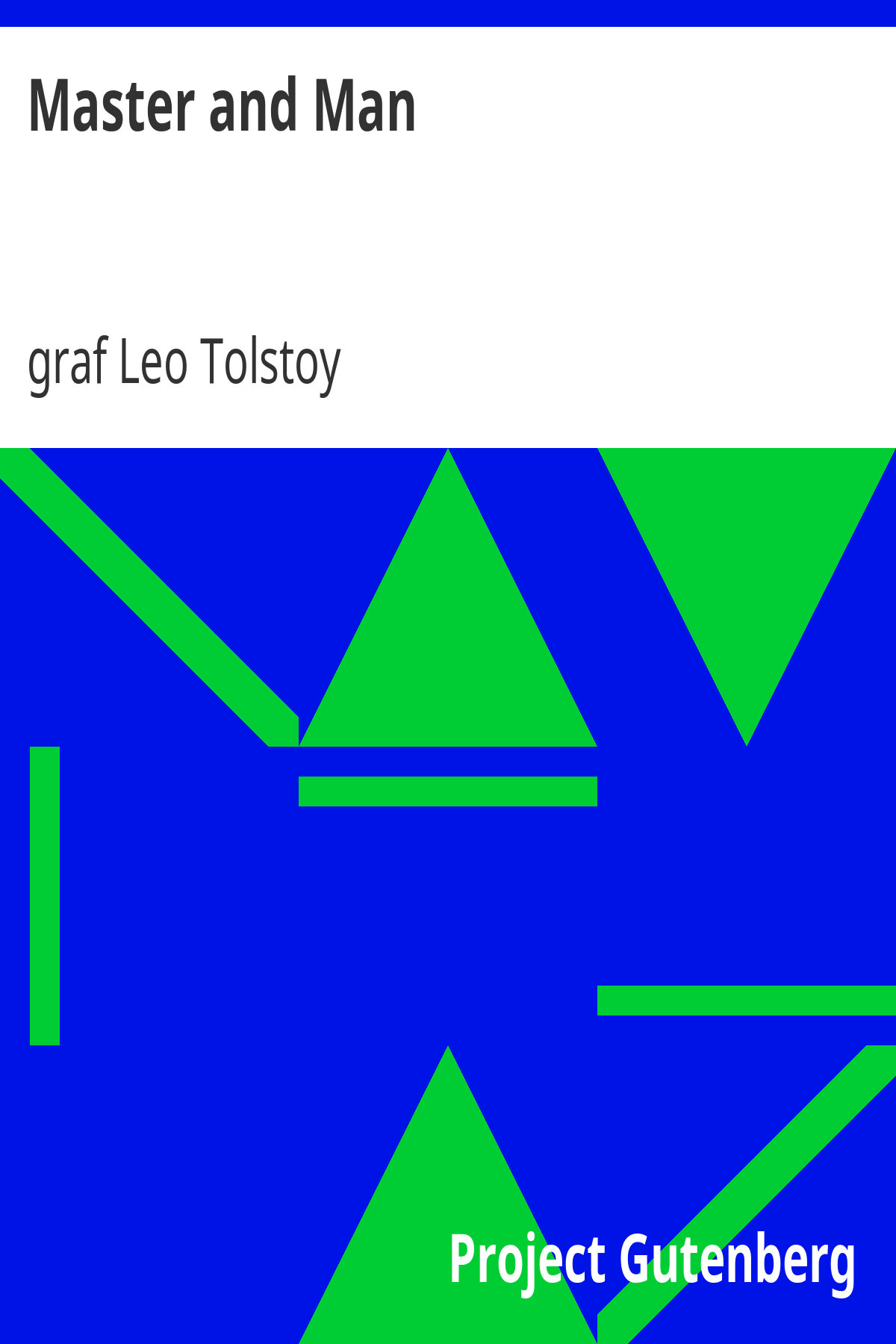 Book cover for Master and Man