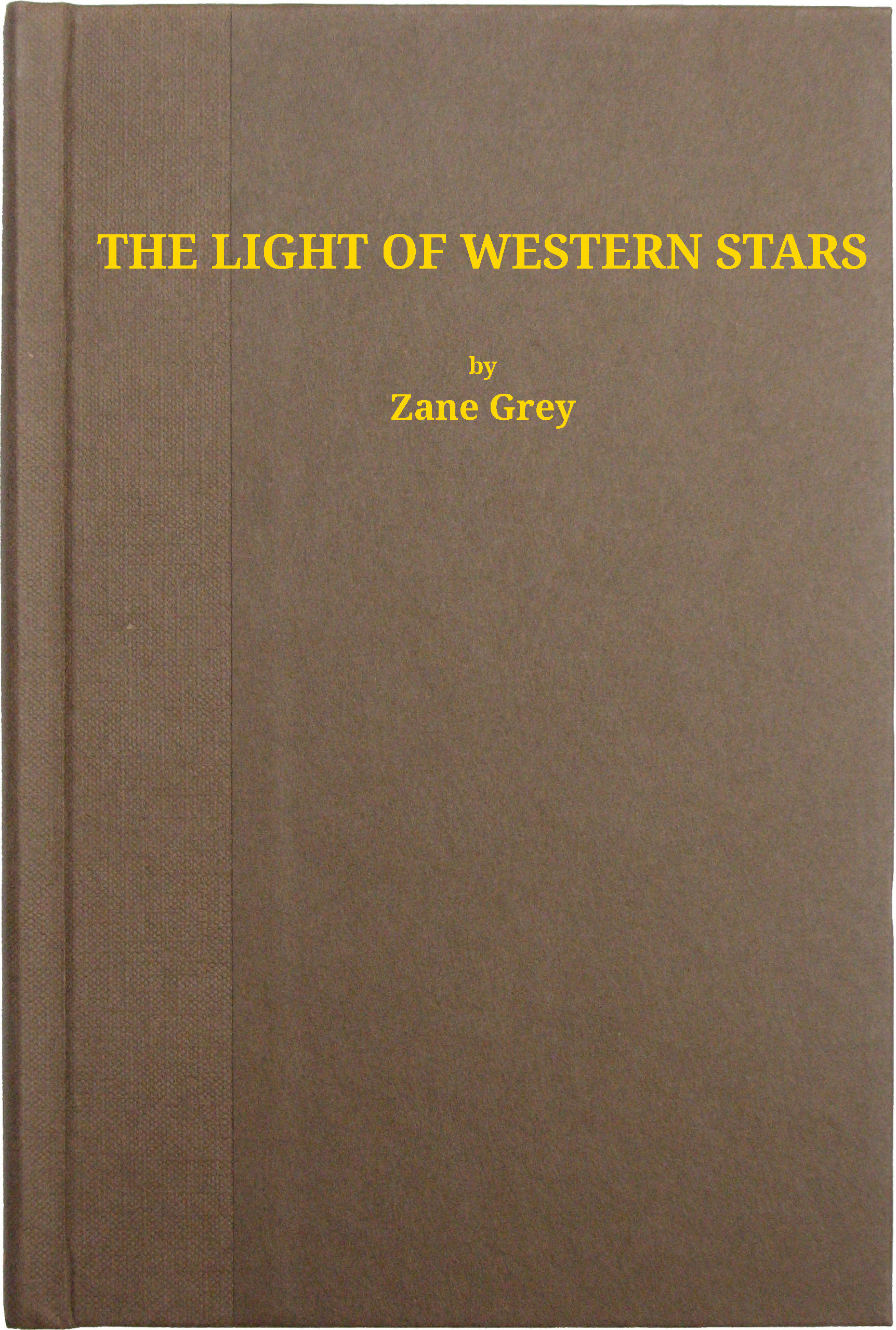 Book cover for The Light of the Western Stars