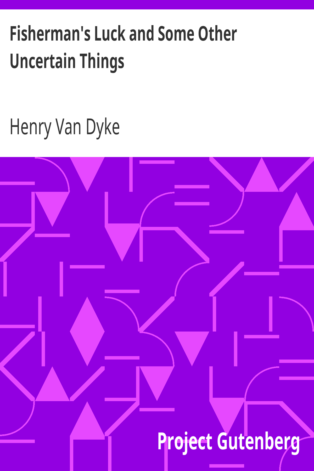 Book cover for Fisherman's Luck and Some Other Uncertain Things
