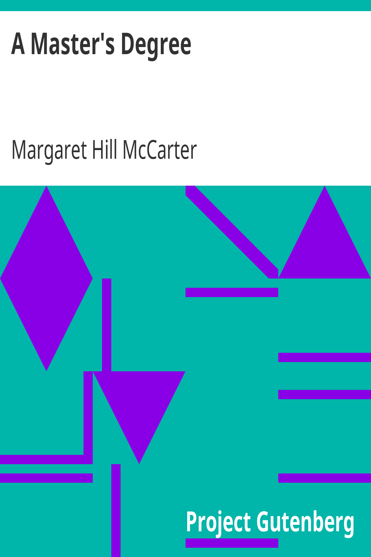 Book cover for A Master's Degree