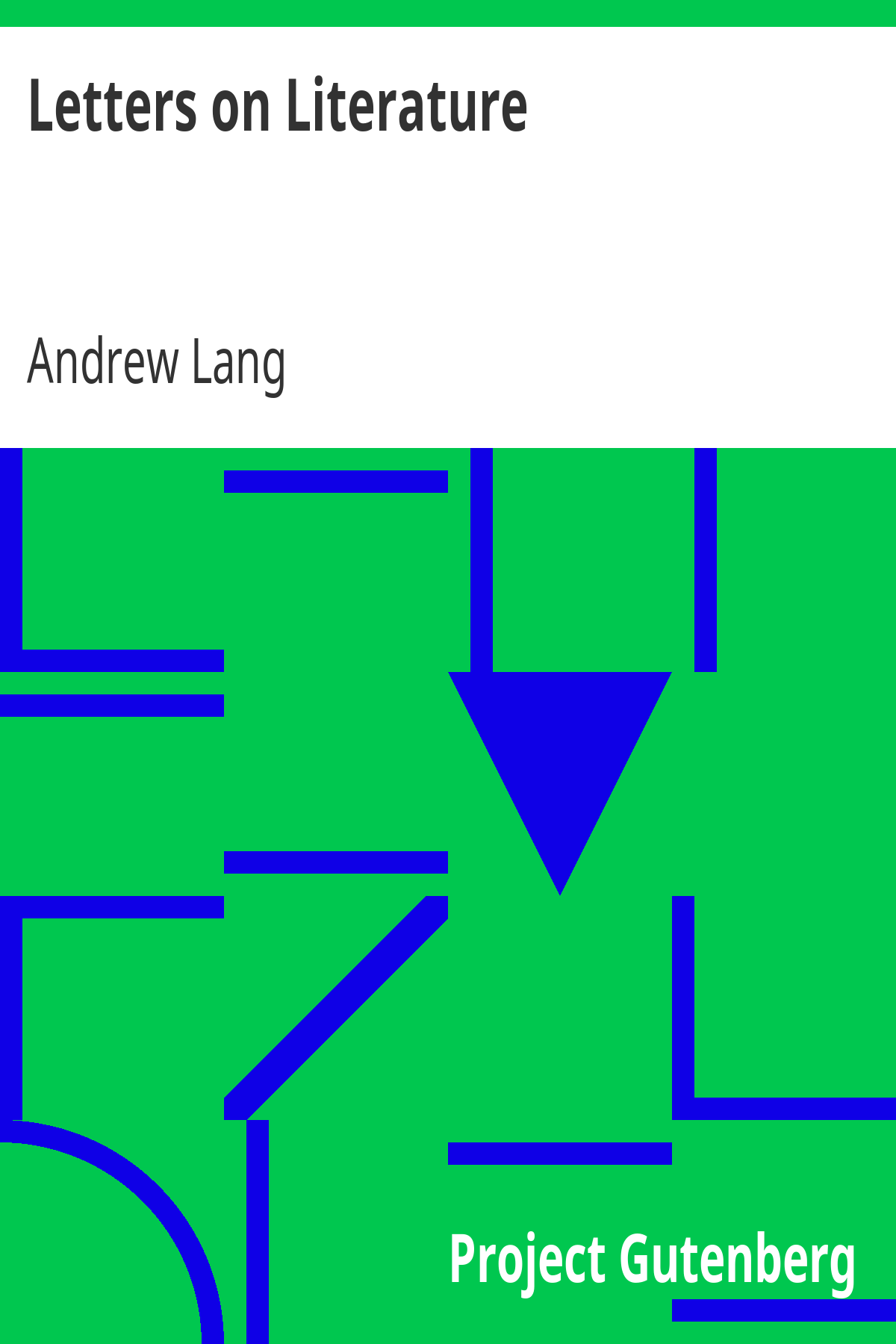 Book cover for Letters on Literature