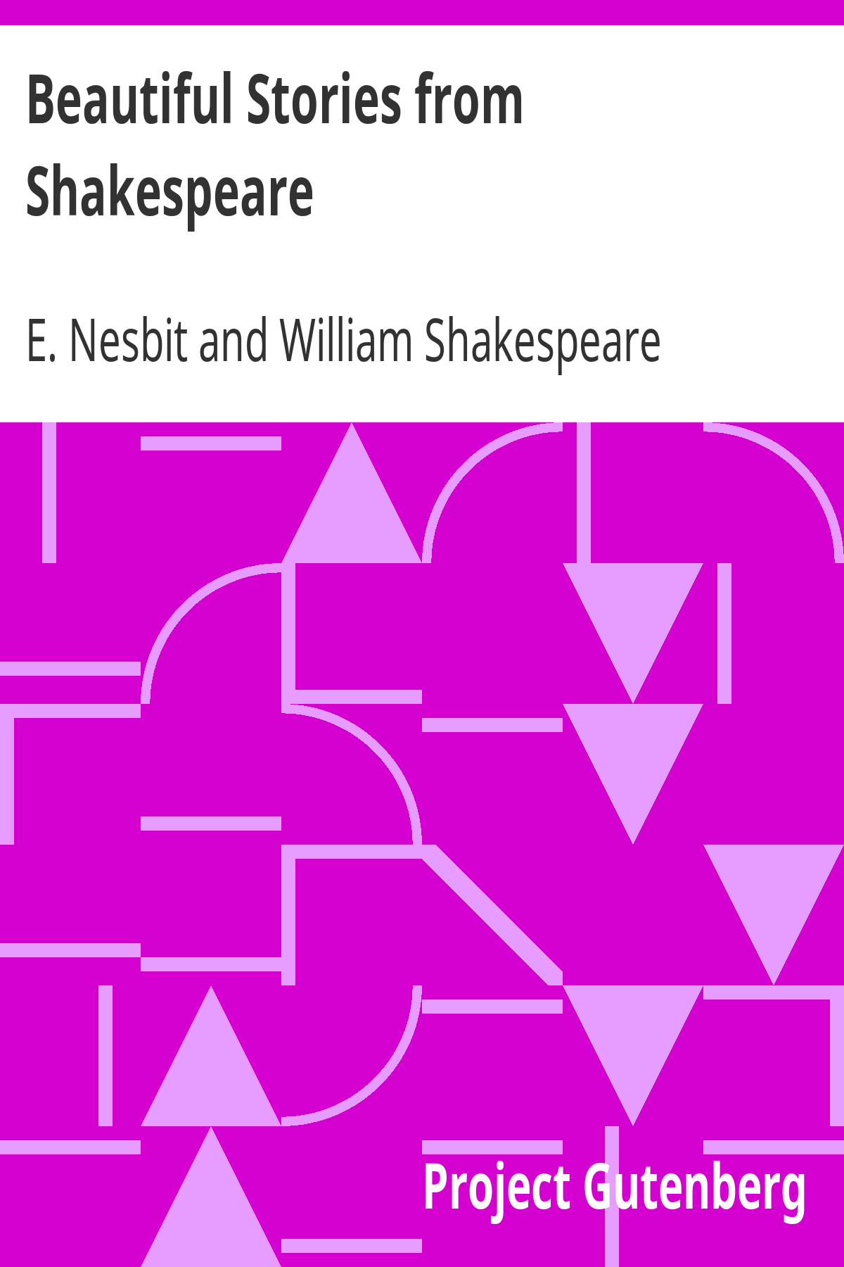 Book cover for Beautiful Stories from Shakespeare