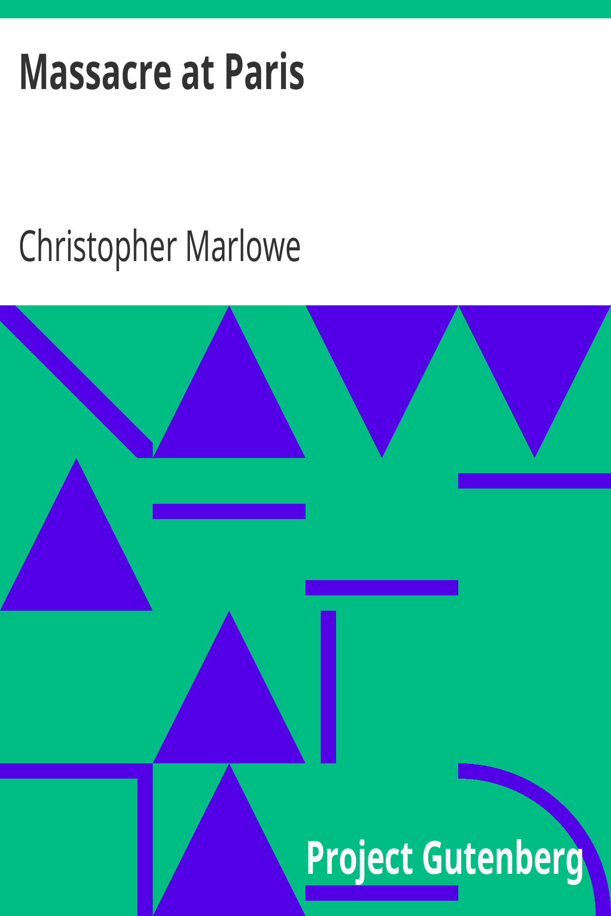 Book cover for Massacre at Paris