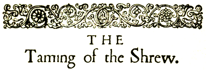 Book cover for The Taming of the Shrew