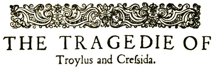 Book cover for Troilus and Cressida