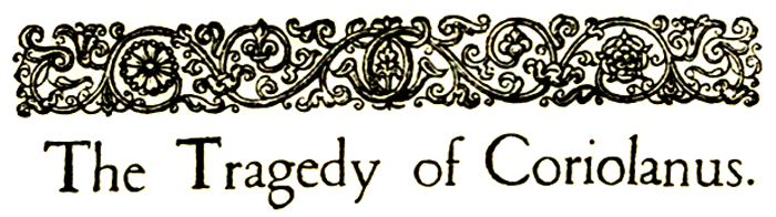 Book cover for The Tragedy of Coriolanus
