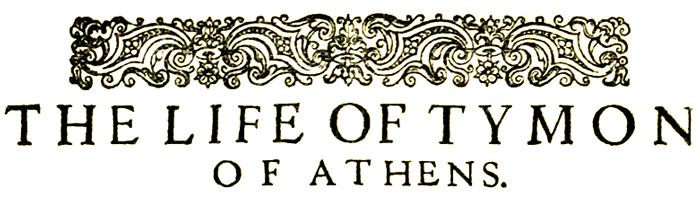 Book cover for The Life of Timon of Athens