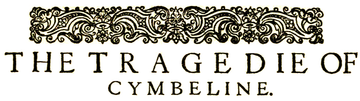 Book cover for Cymbeline