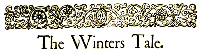 Book cover for The Winter's Tale