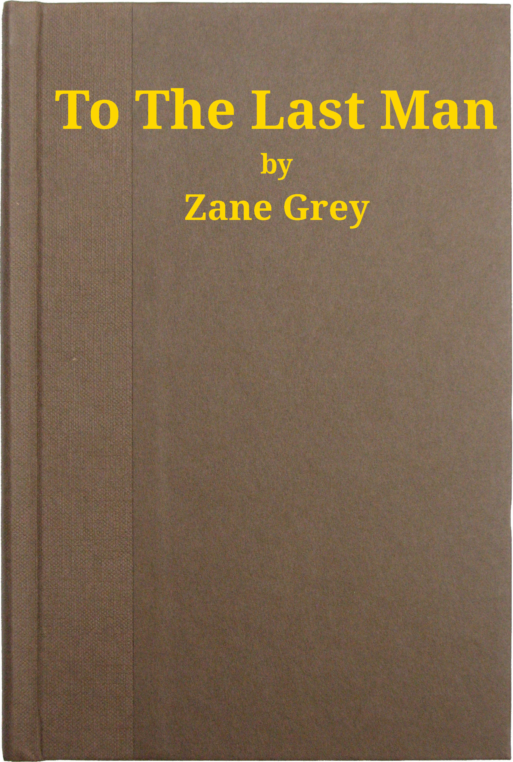 Book cover for To the Last Man