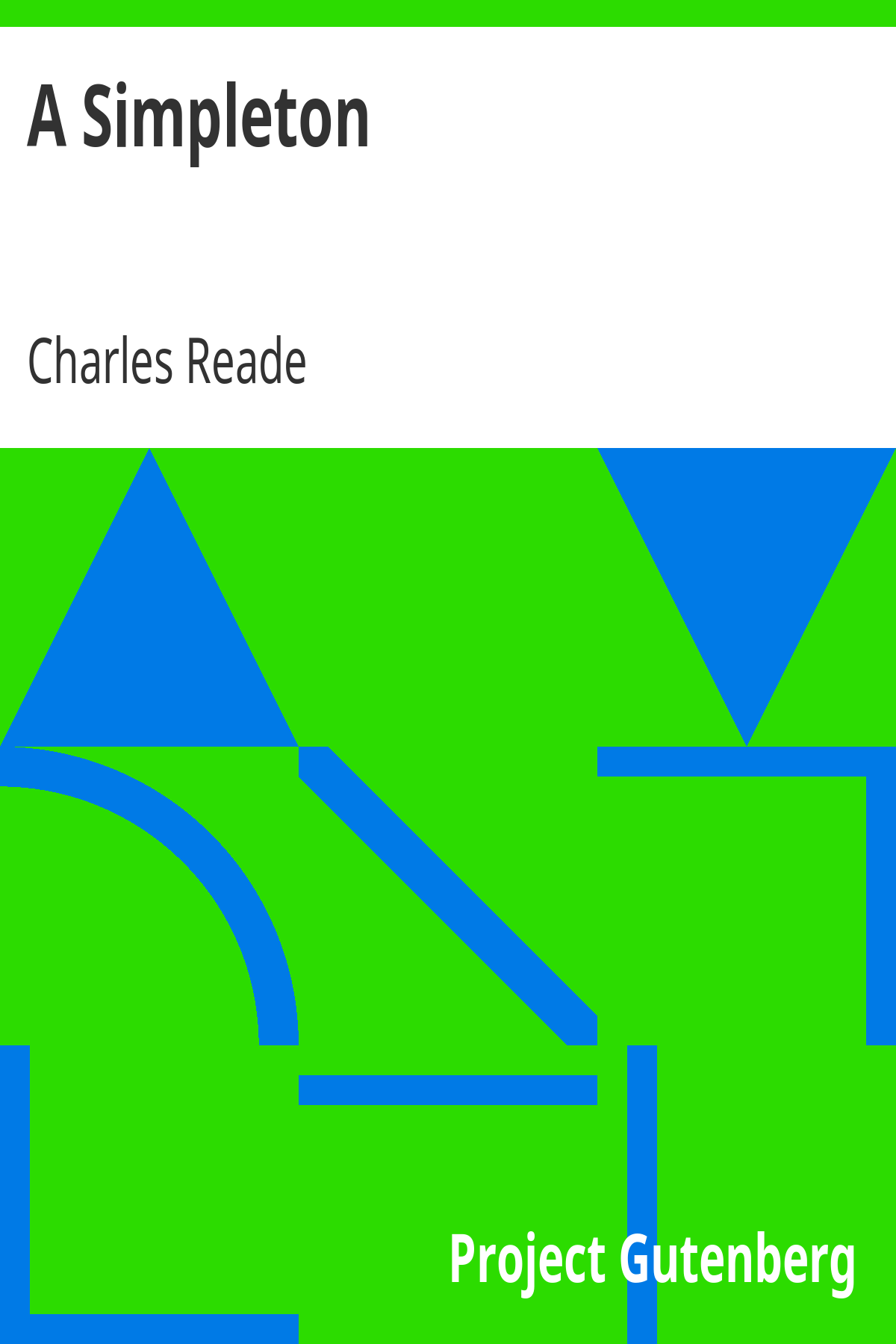 Book cover for A Simpleton