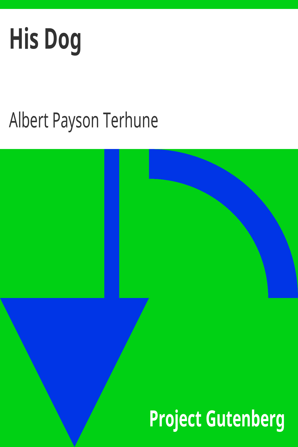 Book cover for His Dog