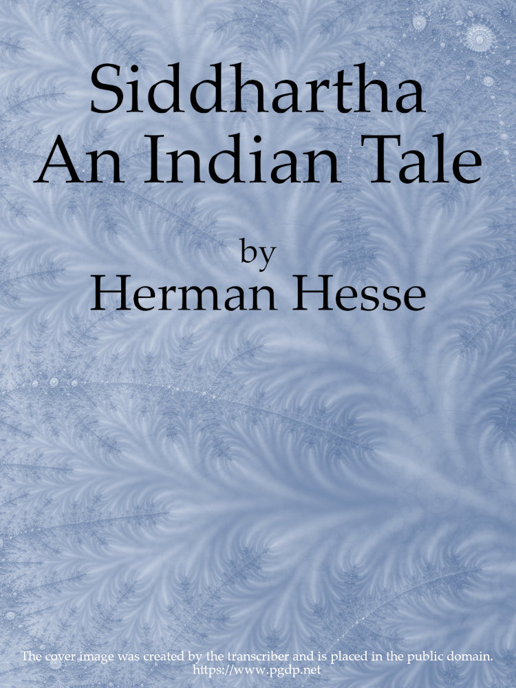 Book cover for Siddhartha