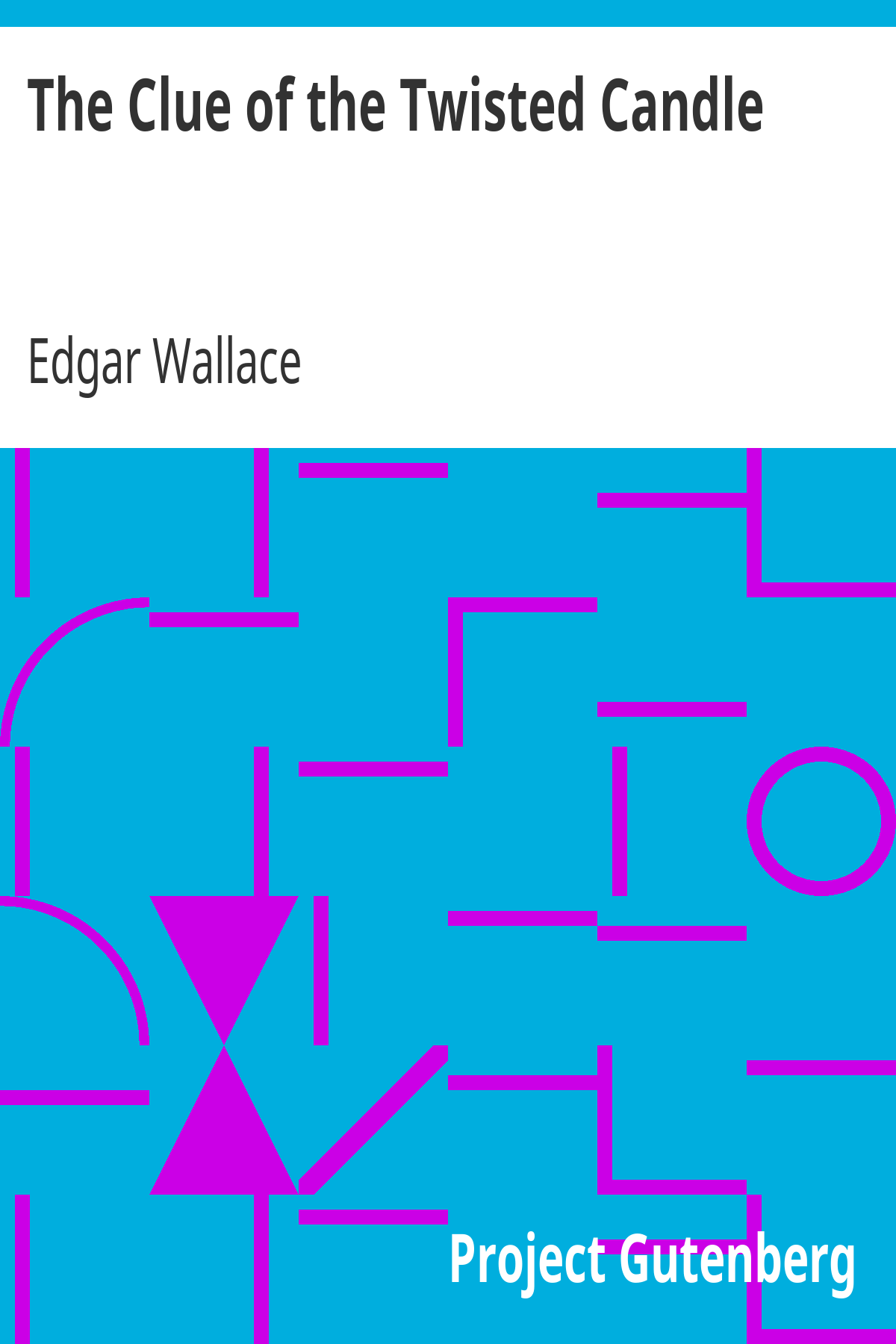 Book cover for The Clue of the Twisted Candle