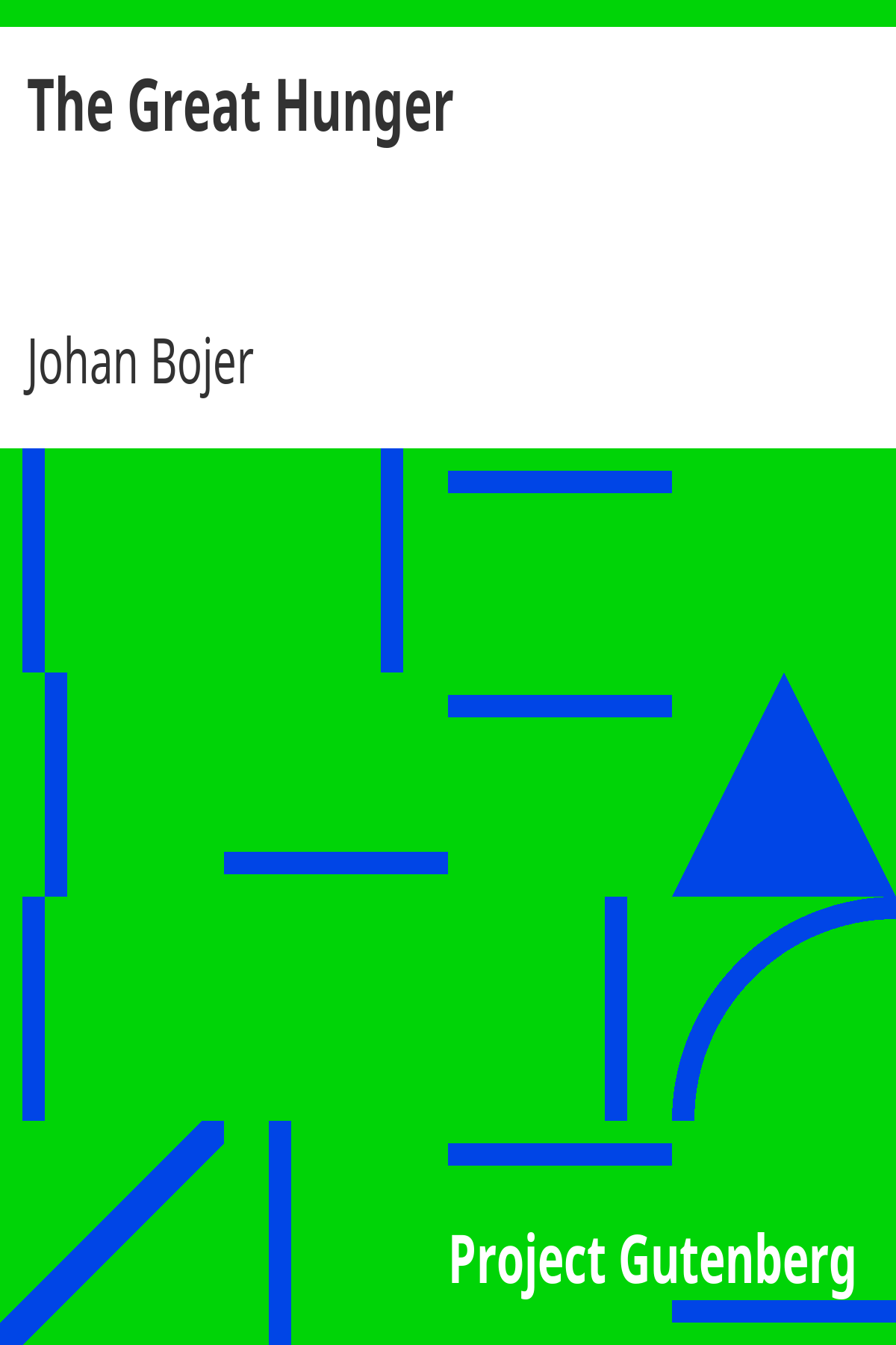 Book cover for The Great Hunger