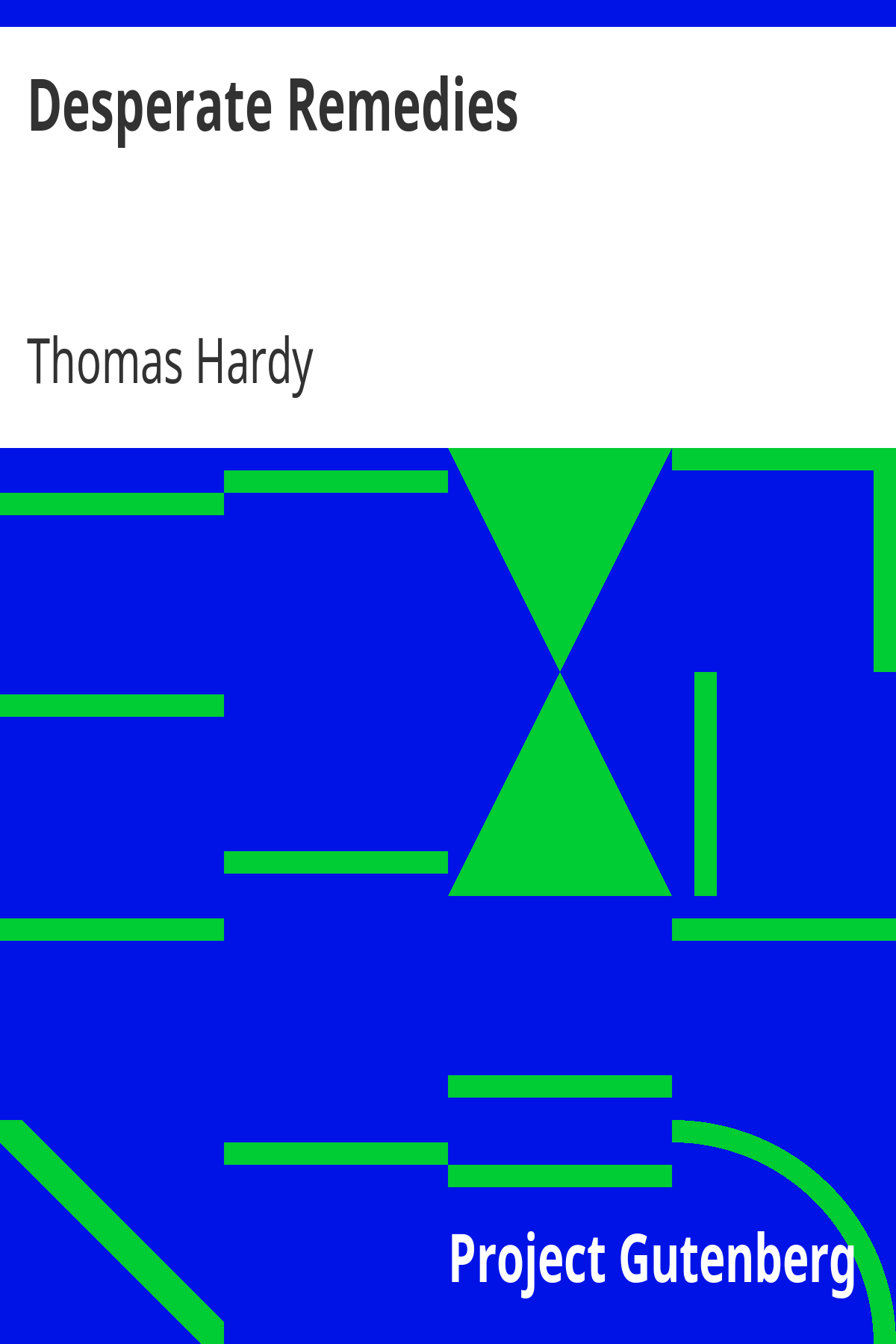 Book cover for Desperate Remedies