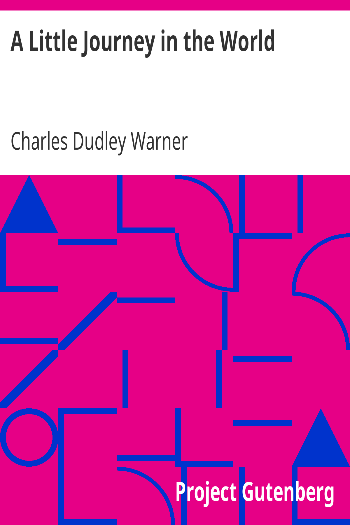 Book cover for A Little Journey in the World
