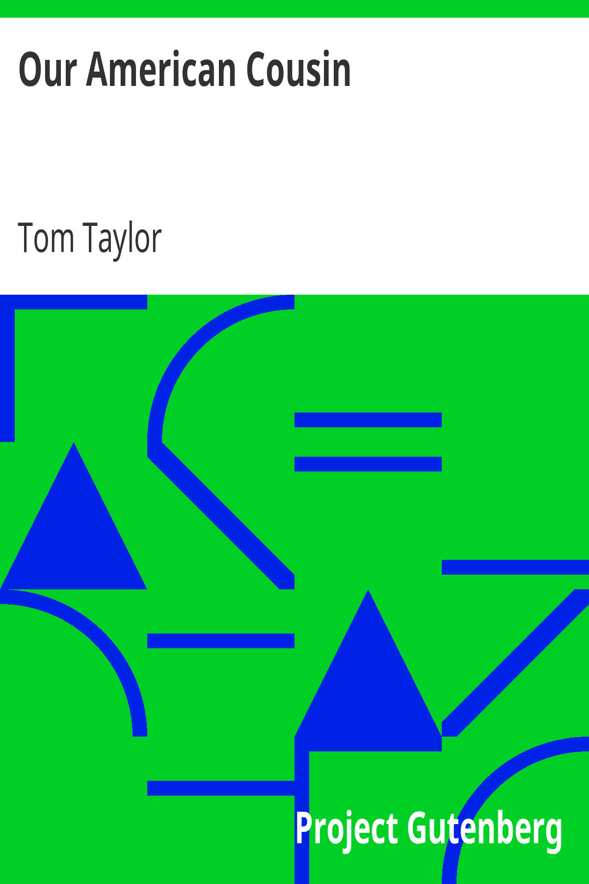 Book cover for Our American Cousin