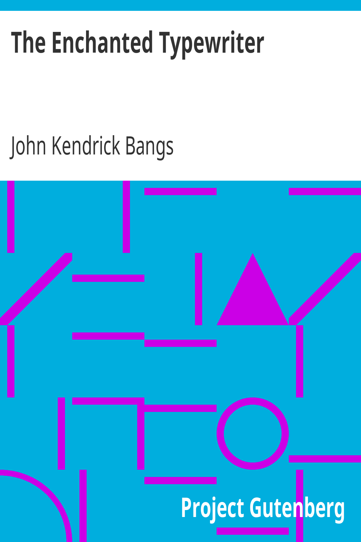 Book cover for The Enchanted Typewriter