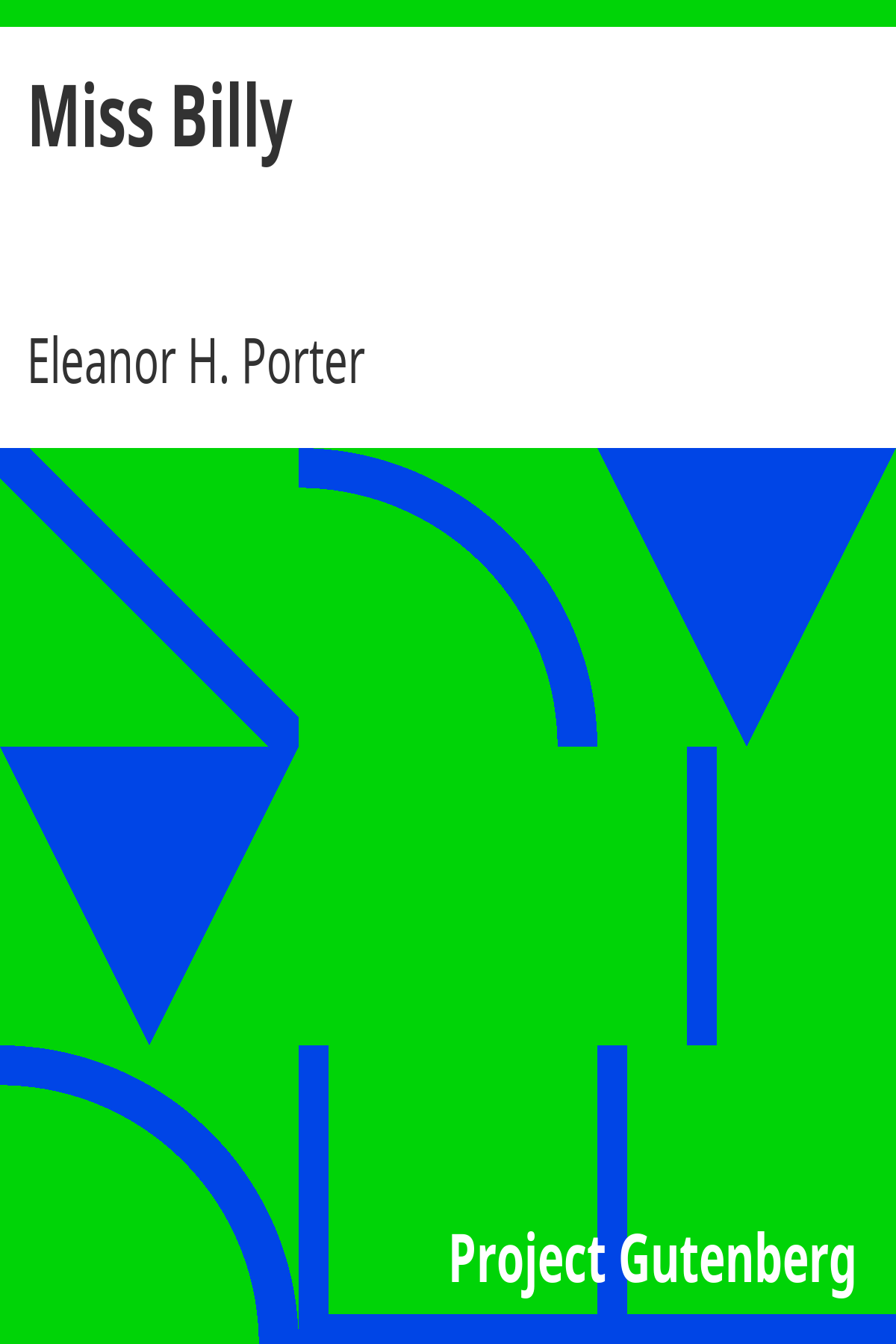 Book cover for Miss Billy