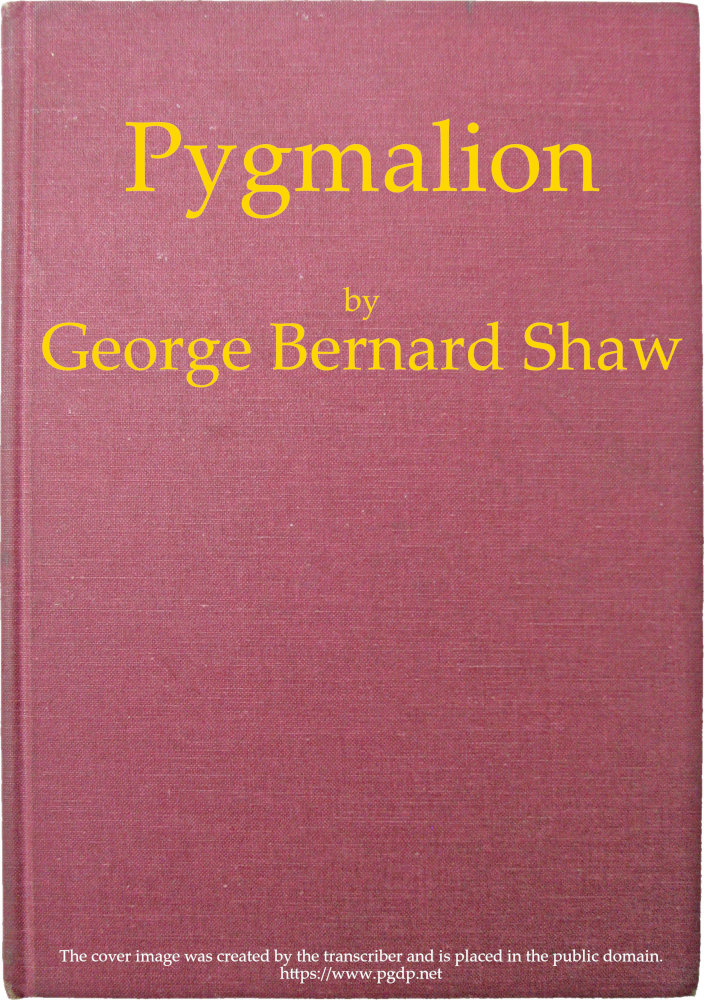 Book cover for Pygmalion