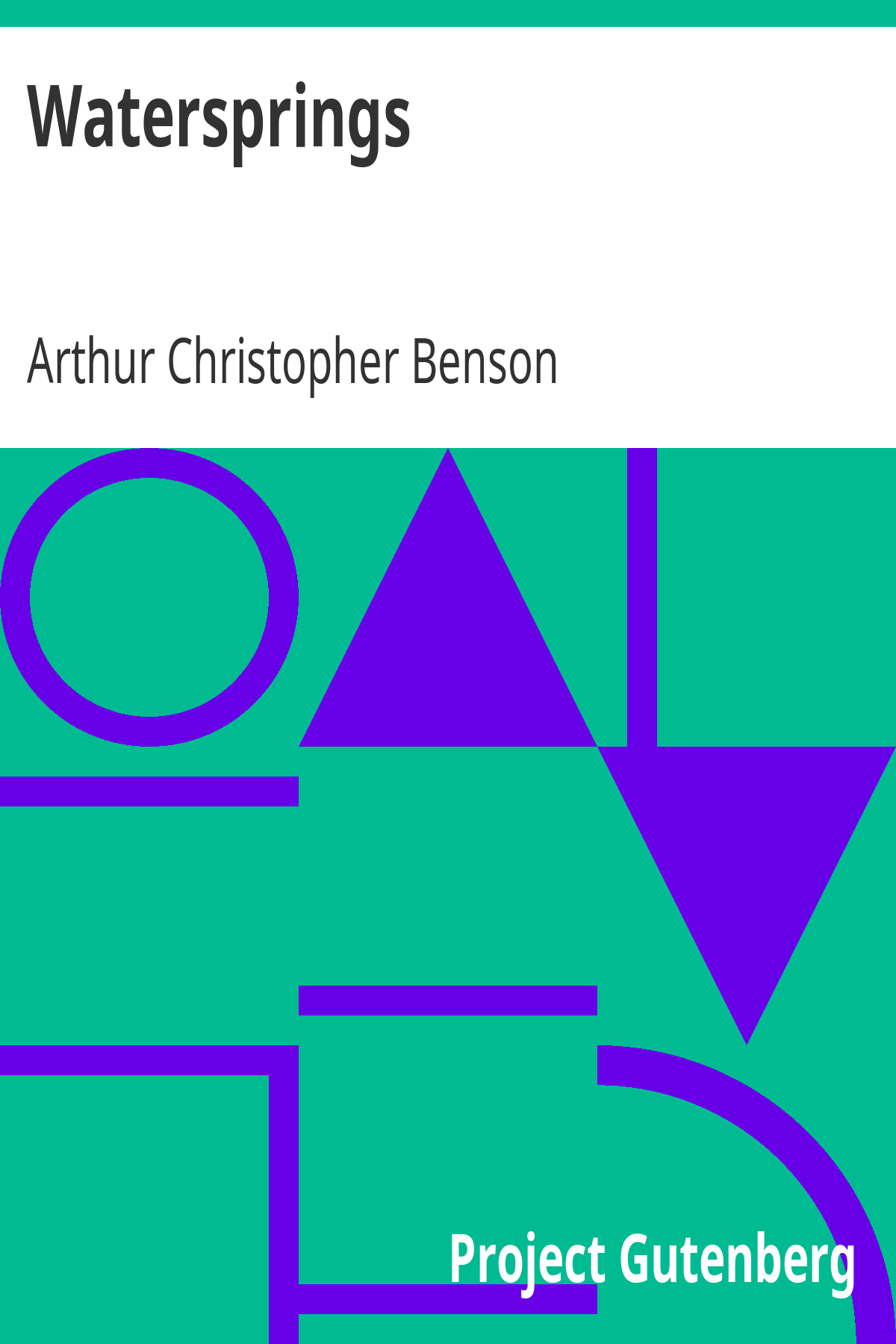 Book cover for Watersprings