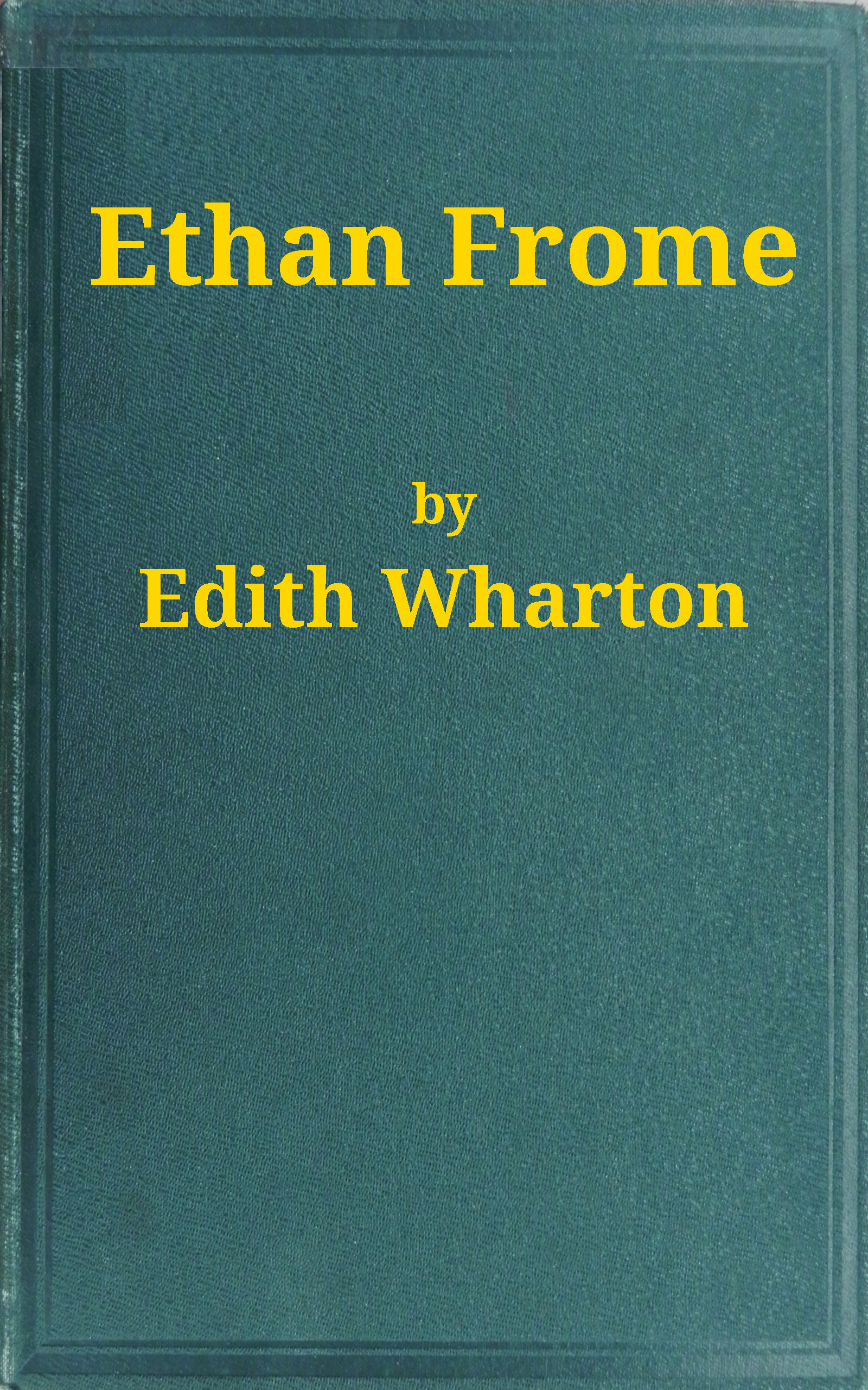 Book cover for Ethan Frome