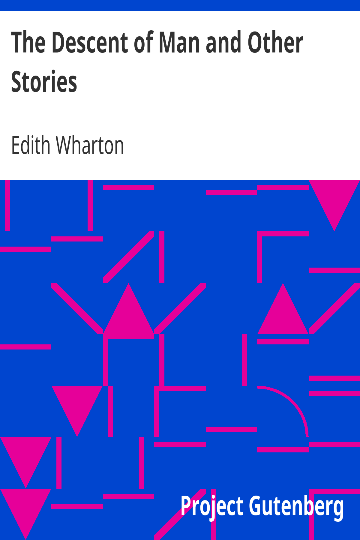 Book cover for The Descent of Man and Other Stories