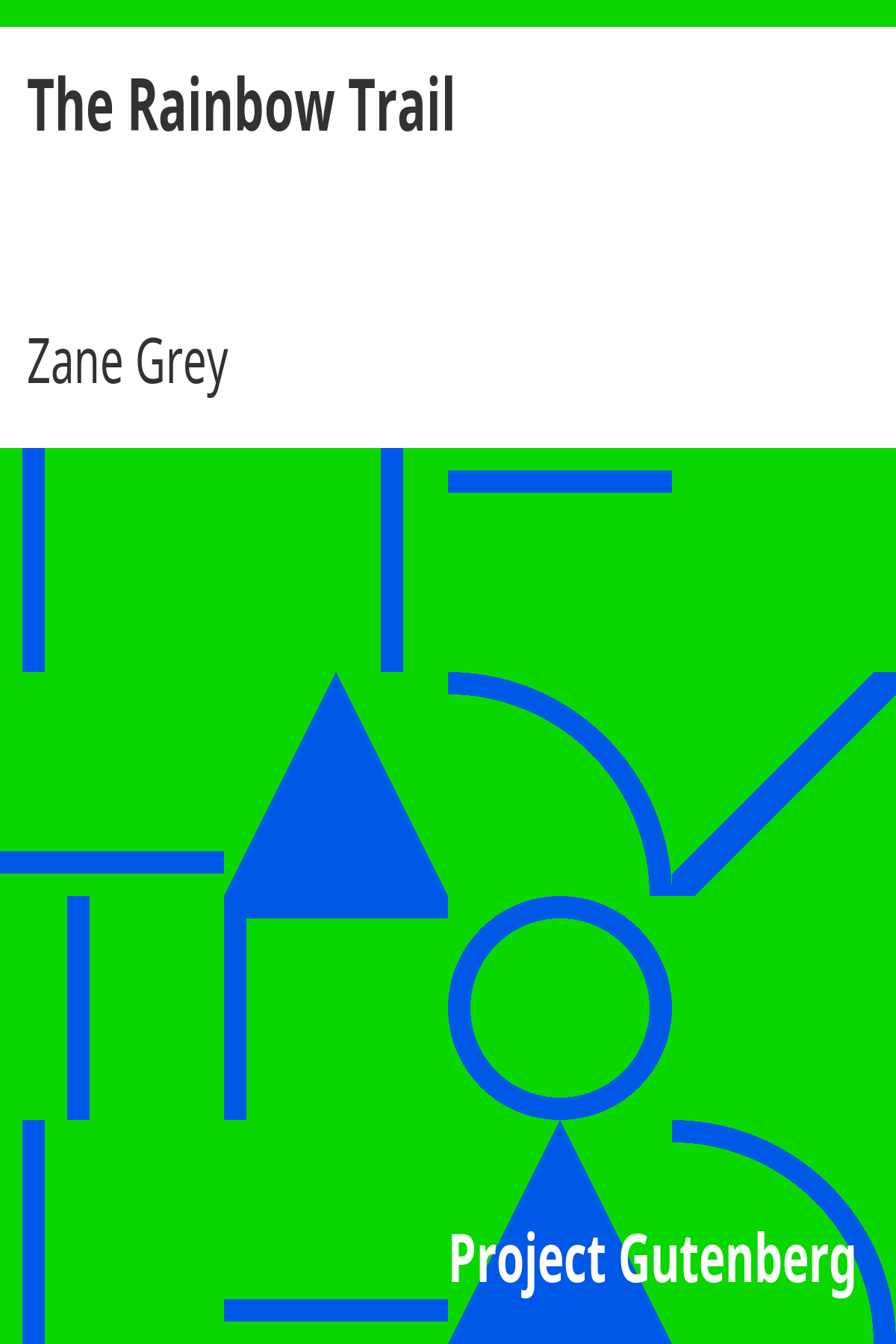 Book cover for The Rainbow Trail