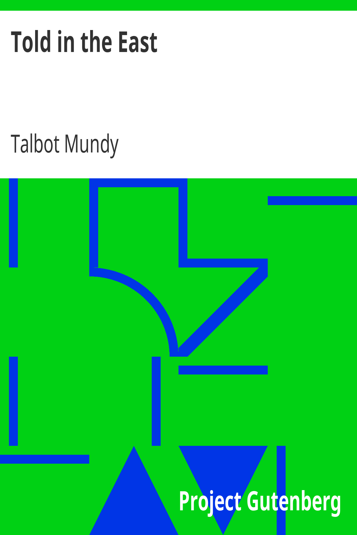 Book cover for Told in the East