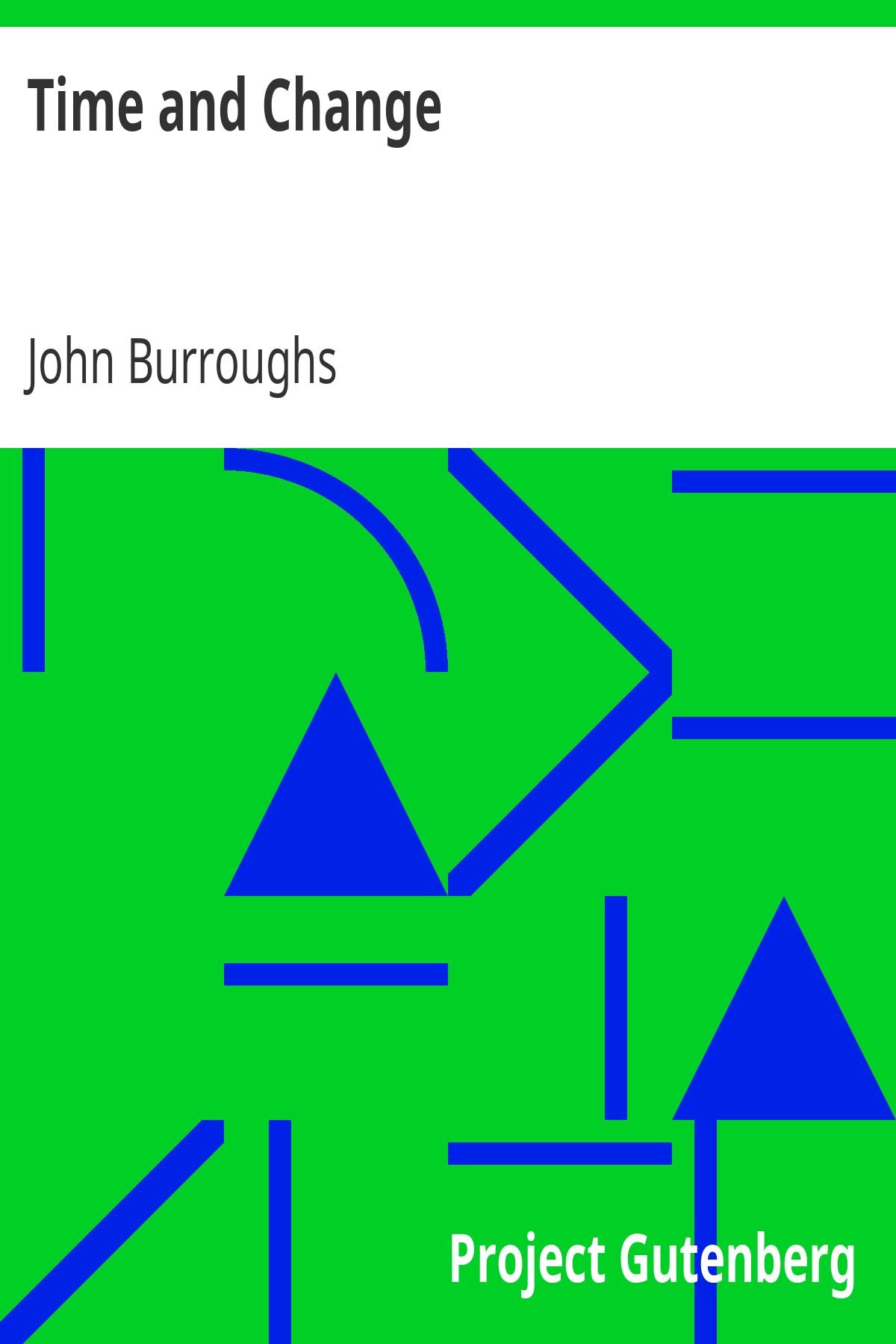 Book cover for Time and Change