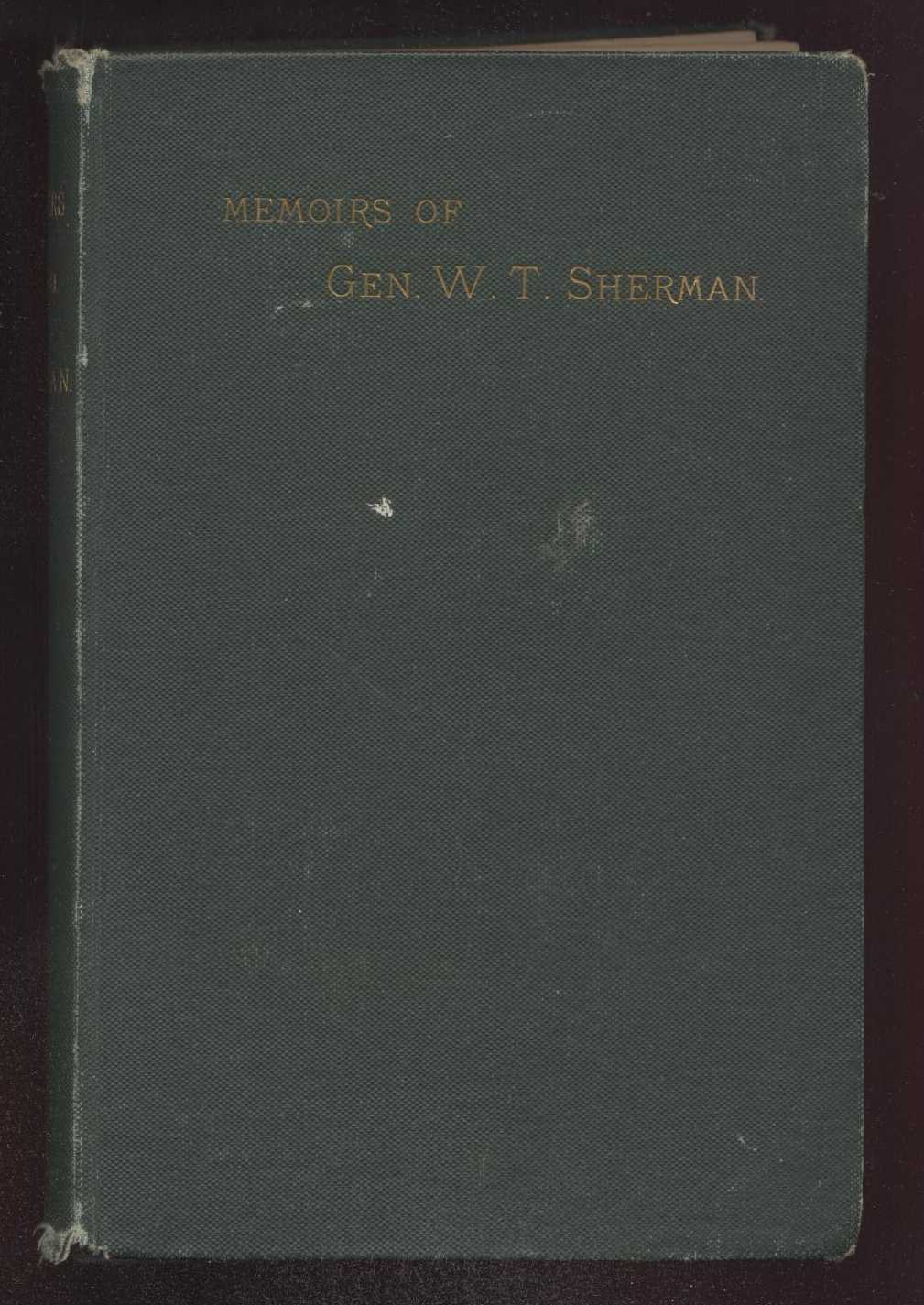 Book cover for Memoirs of General W. T. Sherman, Volume II., Part 4