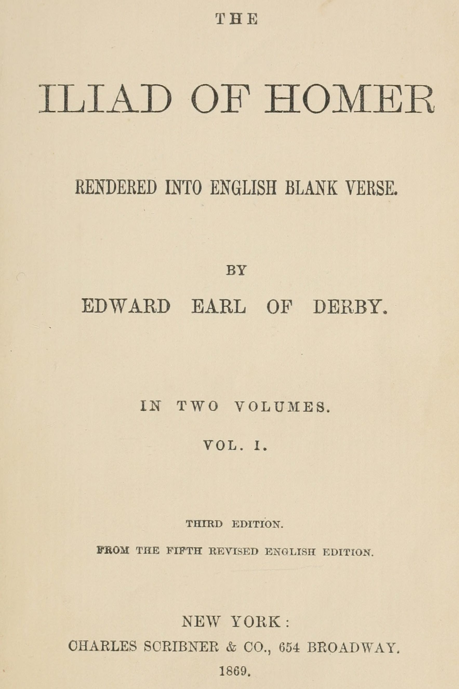 Book cover for The Iliad