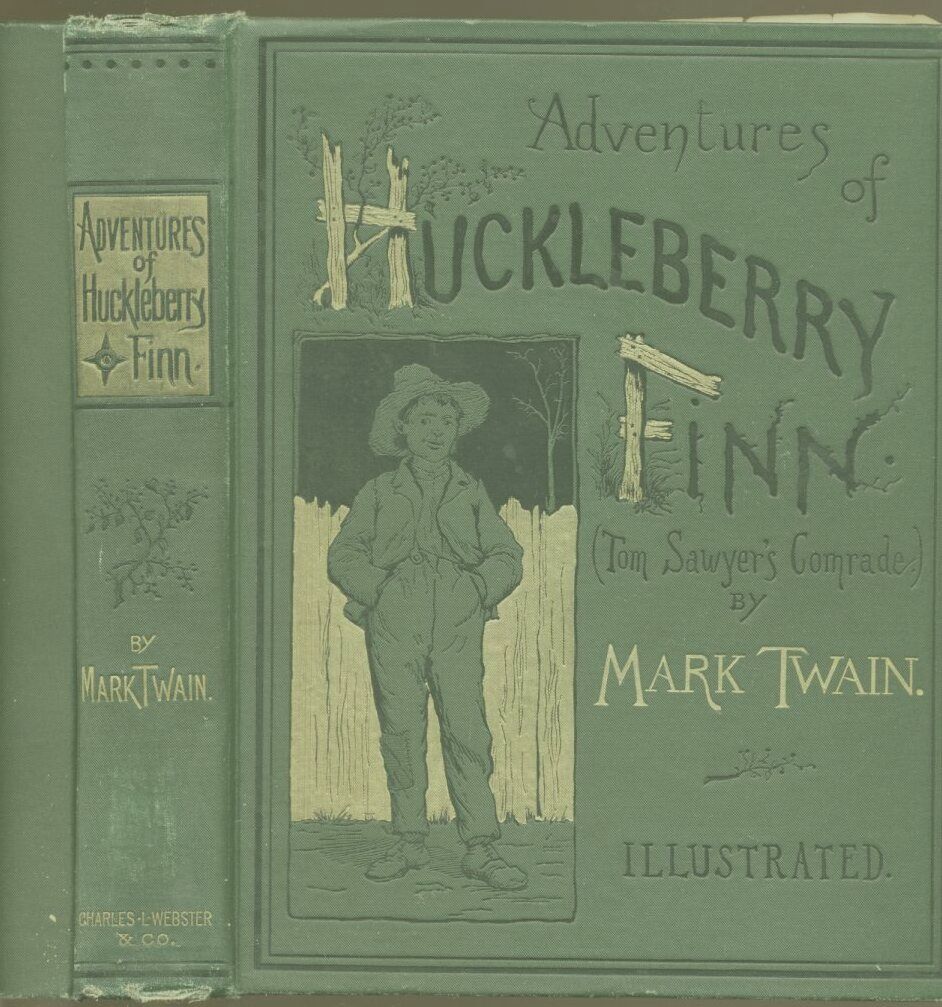 Book cover for Adventures of Huckleberry Finn, Chapters 06 to 10