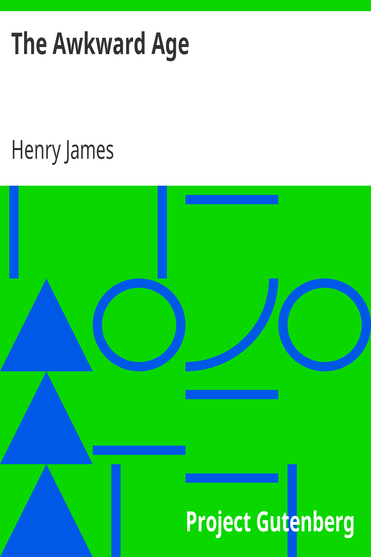 Book cover for The Awkward Age