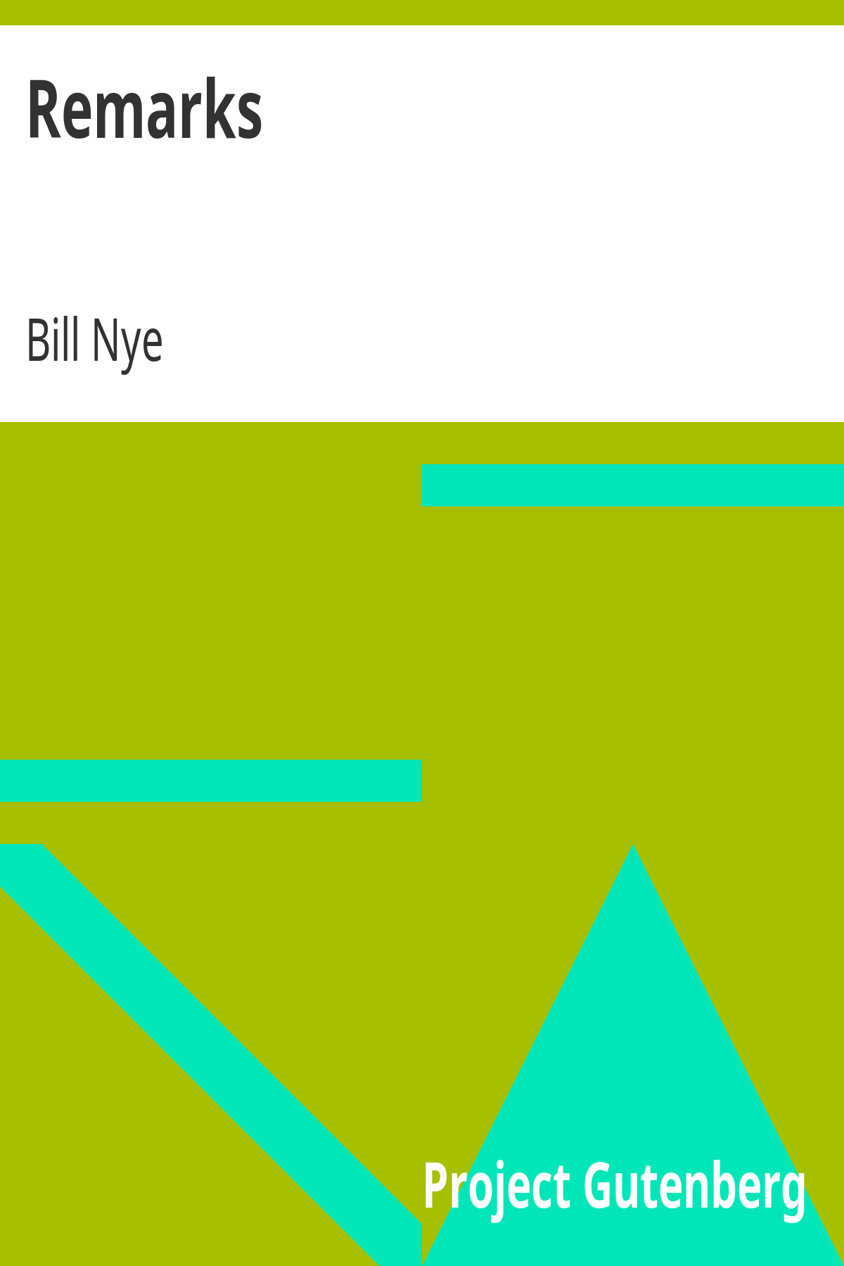 Book cover for Remarks