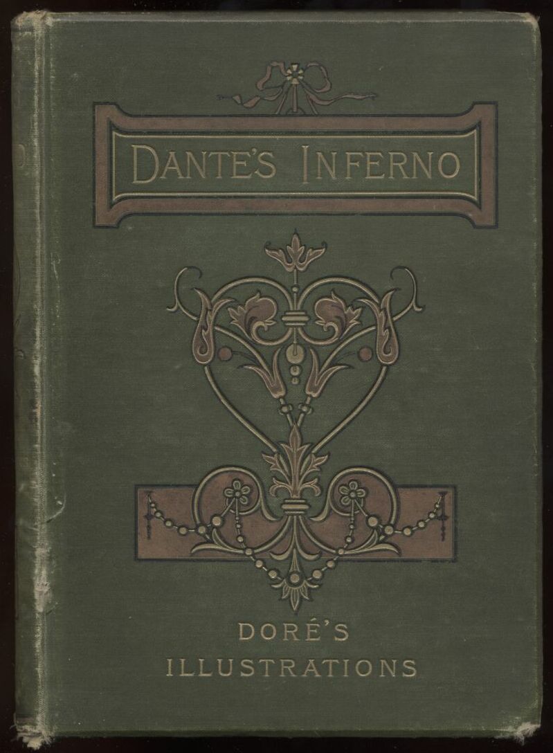 Book cover for The Divine Comedy by Dante, Illustrated, Hell, Volume 01