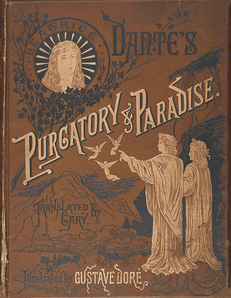 Book cover for The Divine Comedy by Dante, Illustrated, Purgatory, Complete