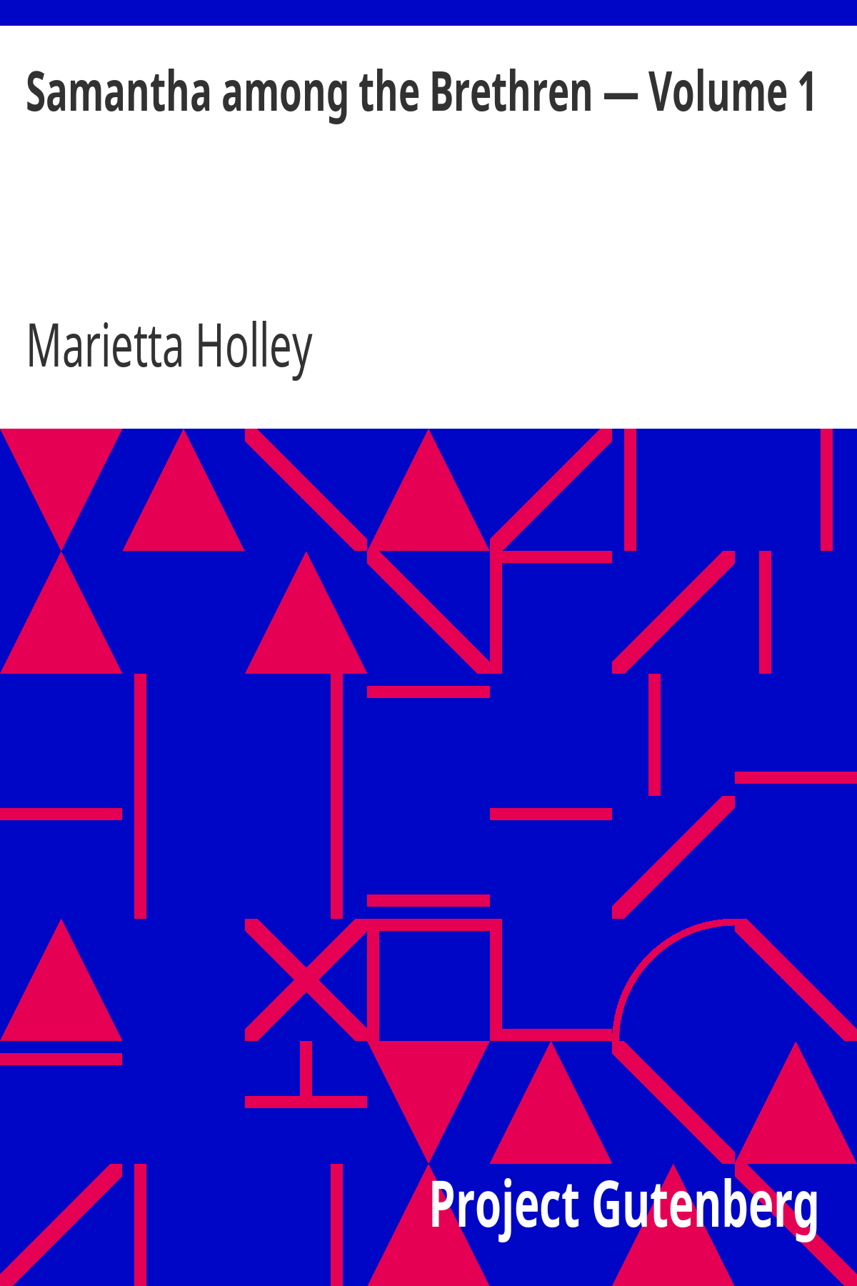 Book cover for Samantha among the Brethren — Volume 1